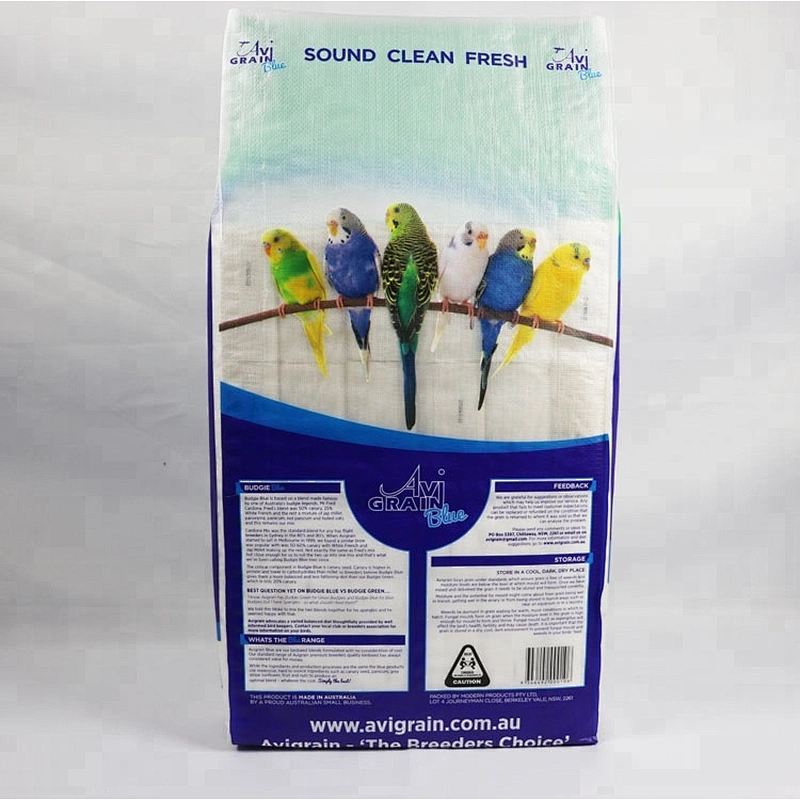 China bopp laminated pp woven birdseed packaging bag,animal feed bag pp woven