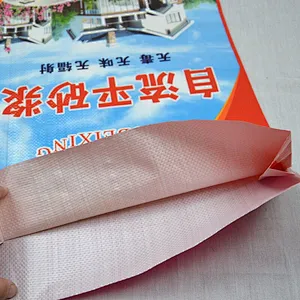 25 kg high quality woven bag with color printing for mortar, cement packaging