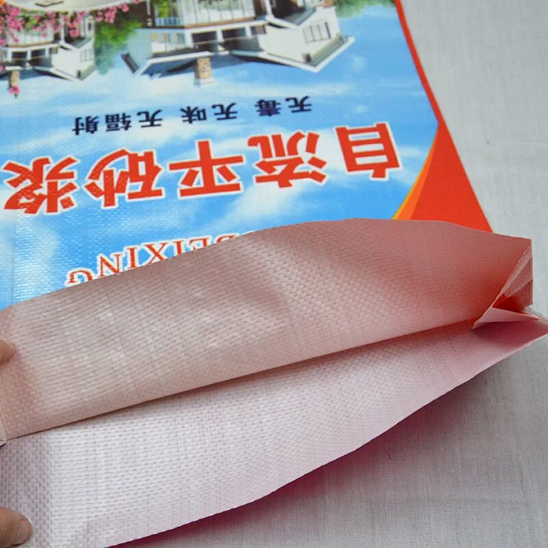 25 kg high quality woven bag with color printing for mortar, cement packaging