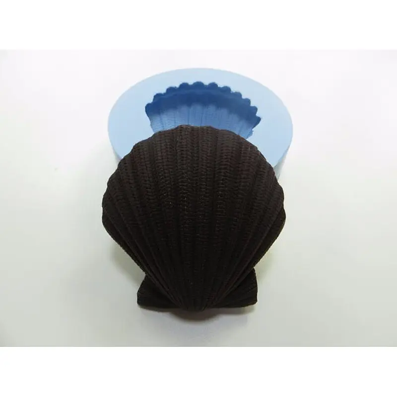 QT0045 fondant cake molds Ocean Shell 3D Silicone chocolate mould silicone mold przy