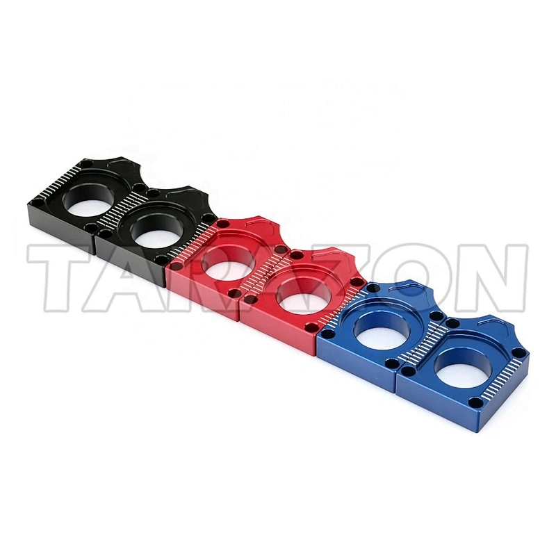CNC Milled Motorcycle Rear Bolt Chain Adjuster Block For YZ YZF WRF 250