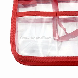 Clear Dual Zipper Bag-in-Bag Travel Organizer
