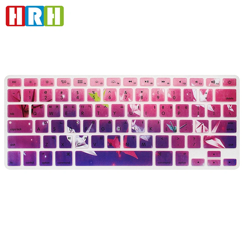 Alibaba Eco-friendly Silicone Korean Keyboard Protector for Apple Laptop for Macbook Pro 13