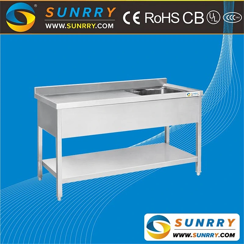 Commercial Free Standing Stainless Steel Lavabo Sinks and Kitchen Sink with Side Board