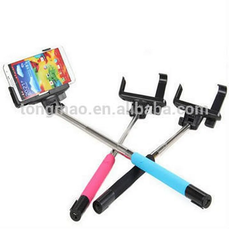 Hot Sale Telescopic Handle Bluetooth Self Shooting Stick For Iphone Digital Camera & Mobile Phone