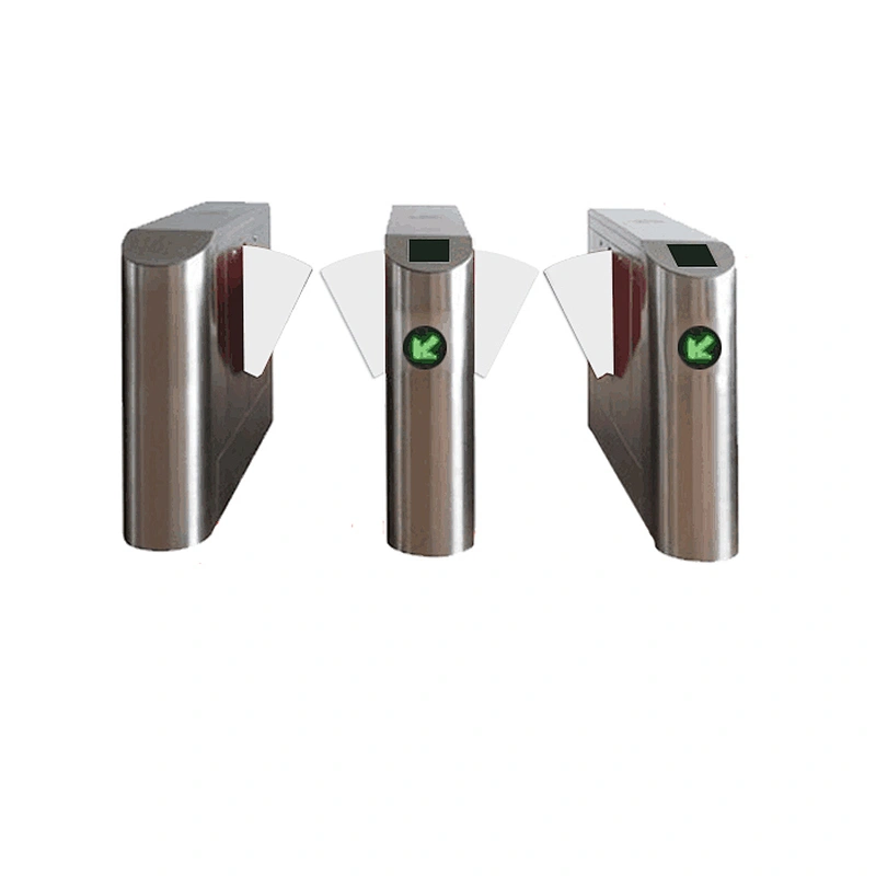Access Control System Automatic Security High Speed Glass Flap Turnstile