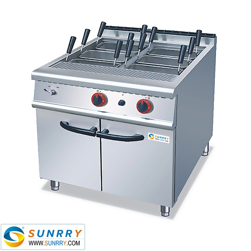 Hot latest commercial electric 4 baksets pasta cooker machine Italy