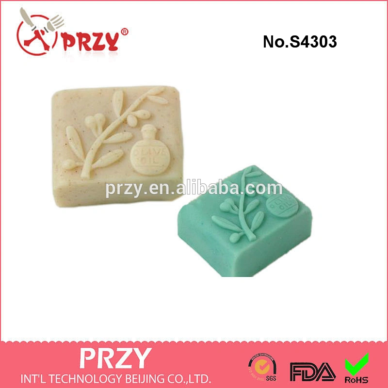 S4303 Olive Oil Handmade Soap Silicone Mold For Soap