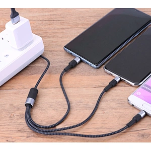 3 In 1 Magnetic Usb Cable Type-C Micro Magnet Multi Charger Data Cables For mobile devices