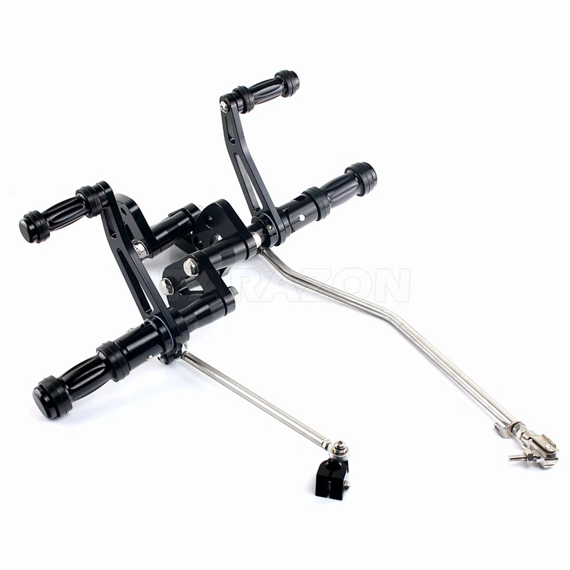 Aluminum alloy motorcycle Forward controls Rear sets for harley