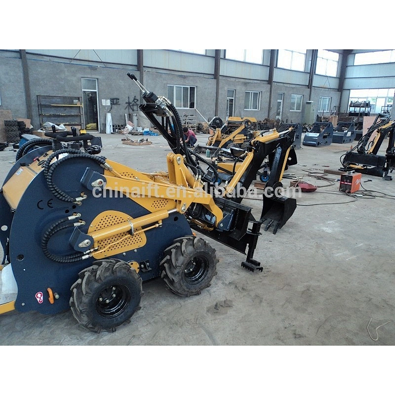 YF380 mini skid steer loader attachments backhoe bucket for sale