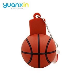 3D Custom Basket Shape Pvc Usb Flash Drive Cle Usb Stick Imported