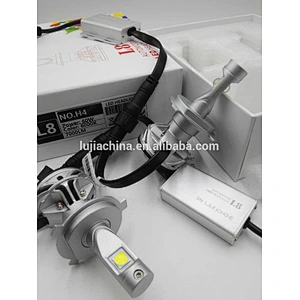 2018 auto parts 120W led headlights kit 4300K 6000K XHP70 14000lm L8 H4 bulb PK V8 L4X LED
