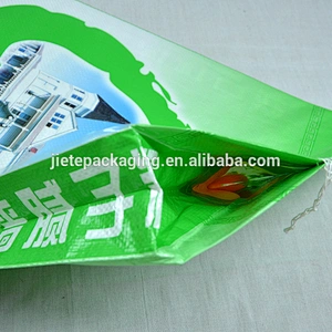 Factory supply oem design 50kg 20kg 10kg cement, putty powder pp woven bag with valve port