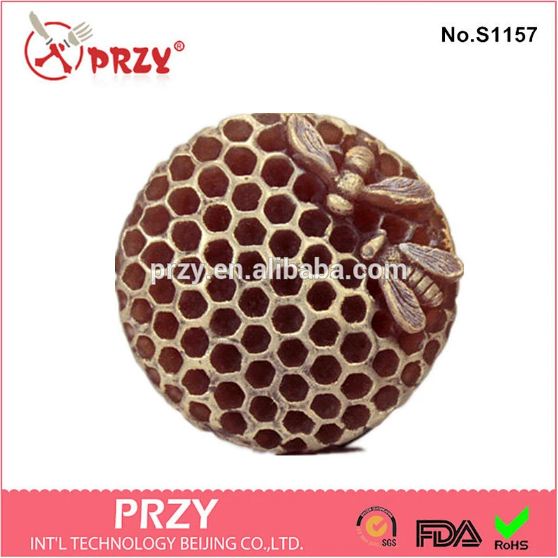 Handmade Honeycomb and honeybee pattern soap mold