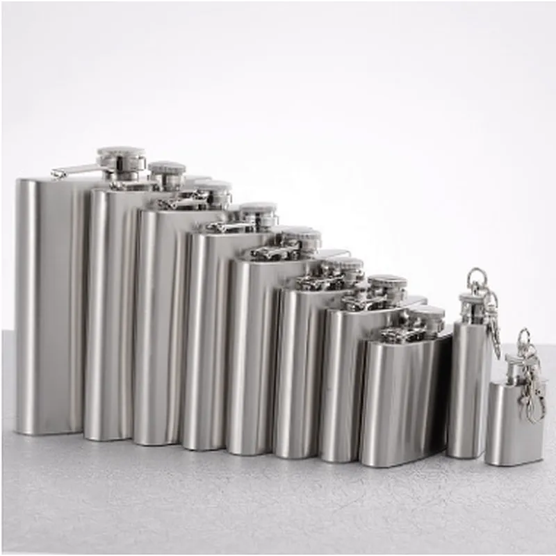 Novelty Outdoor Portable 7 Oz Beer Flask Whisky Wine Stainless Steel Bottle