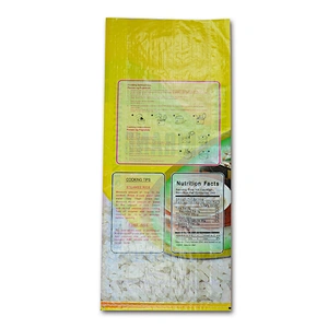 Customized bopp laminated material polypropylene plastic rice bag