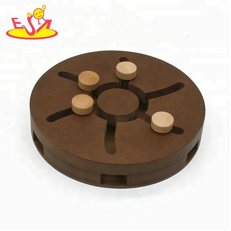 New design feeder hide and seek wooden interactive dog toys for IQ training W06F089