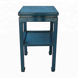 chinese antique lacquered reclaimed wooden furniture flower stand