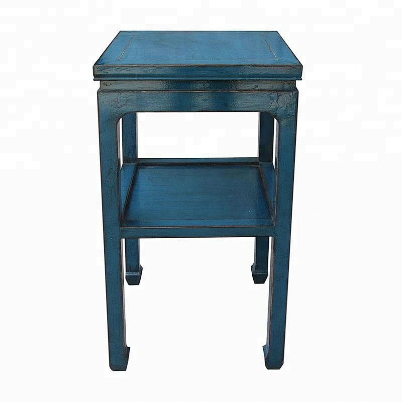 chinese antique lacquered reclaimed wooden furniture flower stand