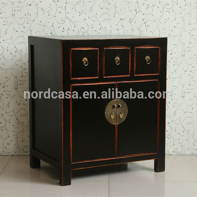 solid wood reclaimed elm wood antique vintage cabinet furniture