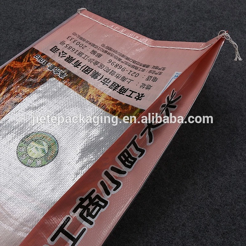 Low price 100% pp woven waterproof sacks bags for rice 25kg 10kg