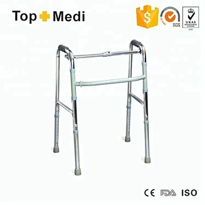 Adjustable folding walking aids aluminum lightweight rollator walker
