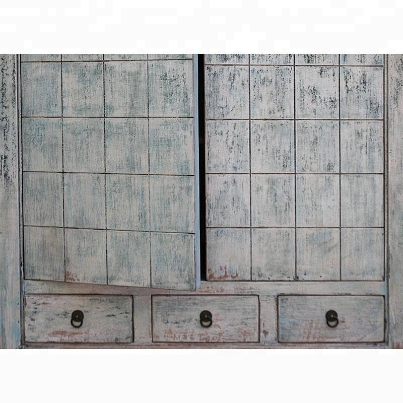 wholesale chinese antique reproduction distressed buffet storage furniture