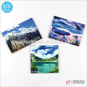 Printed tourist souvenirs tinplate fridge magnet / magnet fridge custom
