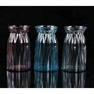 Wholesale Home Decoration European Style Origami Glass Vase