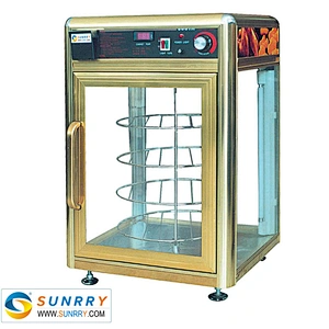 Humidity type glass food warmer display showcase - 4 layers pizza display warmer (SUNRRY SY-WD4P)