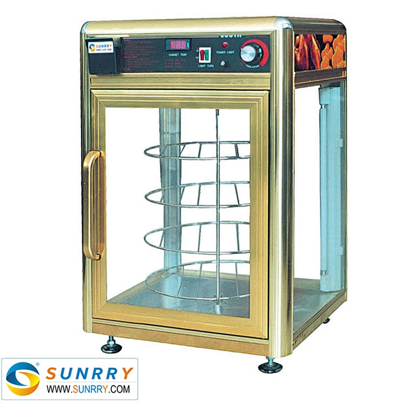 Humidity type glass food warmer display showcase - 4 layers pizza display warmer (SUNRRY SY-WD4P)