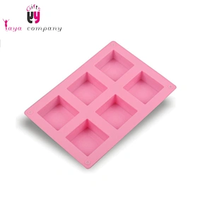 Hot Sale Food Grade 3D Custom Rectangle Silicone Soap Molds