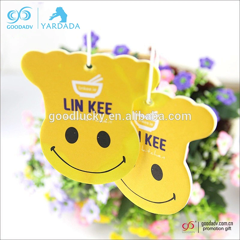 promotional customized design car air freshener ,paper air freshener