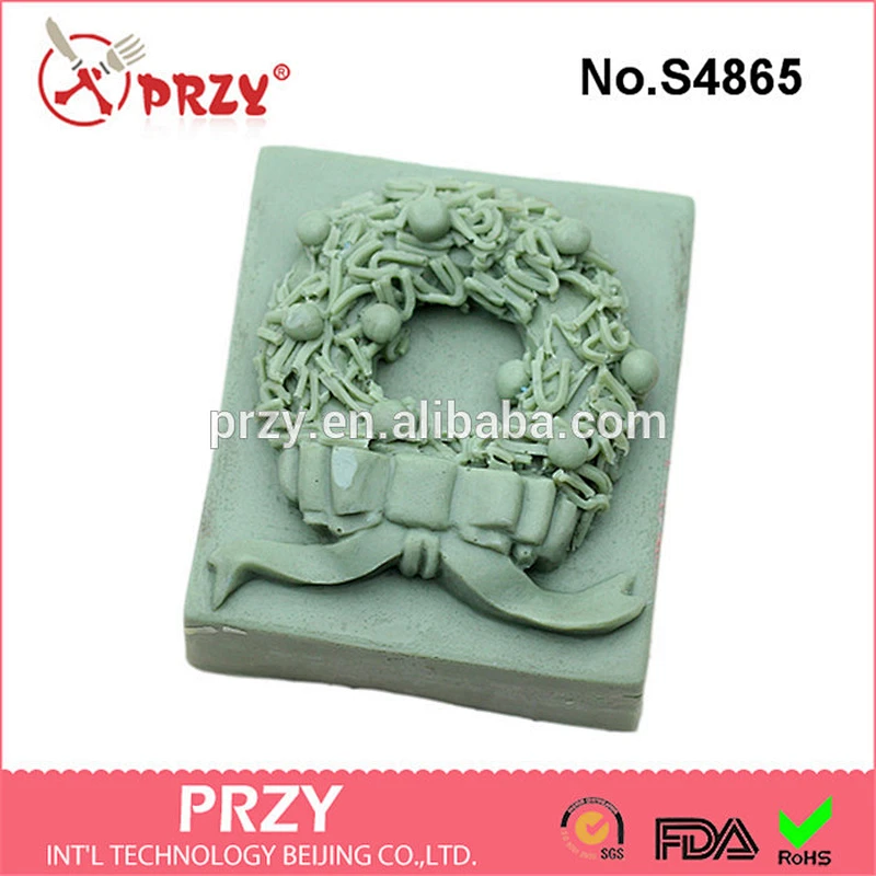 S4865 rectangle flower soap mold silicone rubber mold food grade silicone soap mold