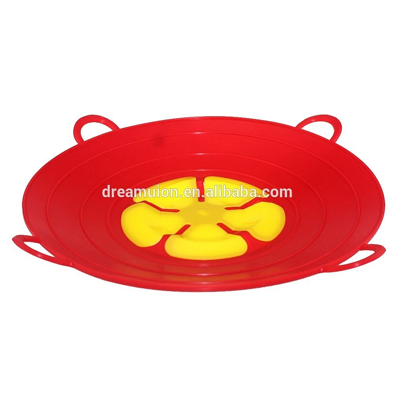 Flexible Flower Silicone Pot Cover Cooking Lid Spill Stopper 29.5cm Kitchen Gadgets Utensil Lids