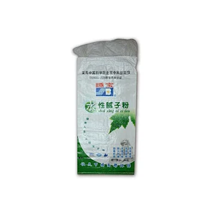 Custom colour printing 35kg woven bag liner bag for putty powder packaging