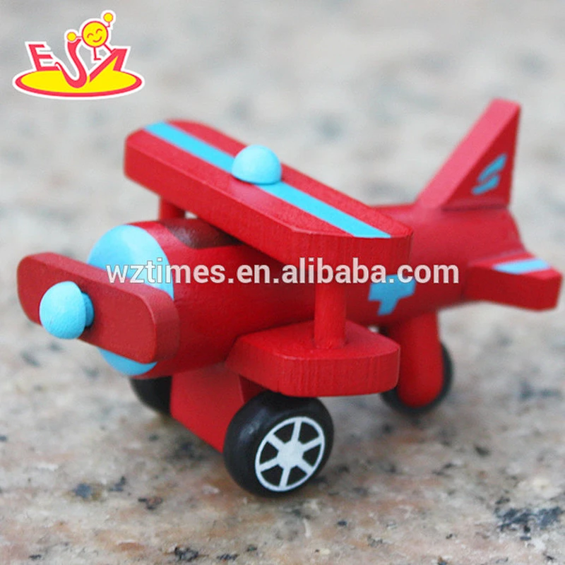 2018 wholesale kids wooden toy airplane popular wooden toy airplane W04A198
