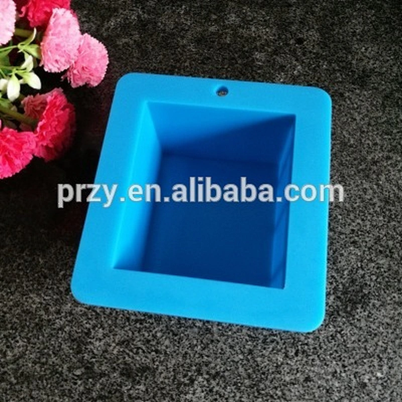 silicone handmade square shape silicone mold for soap and cake square silicone mould