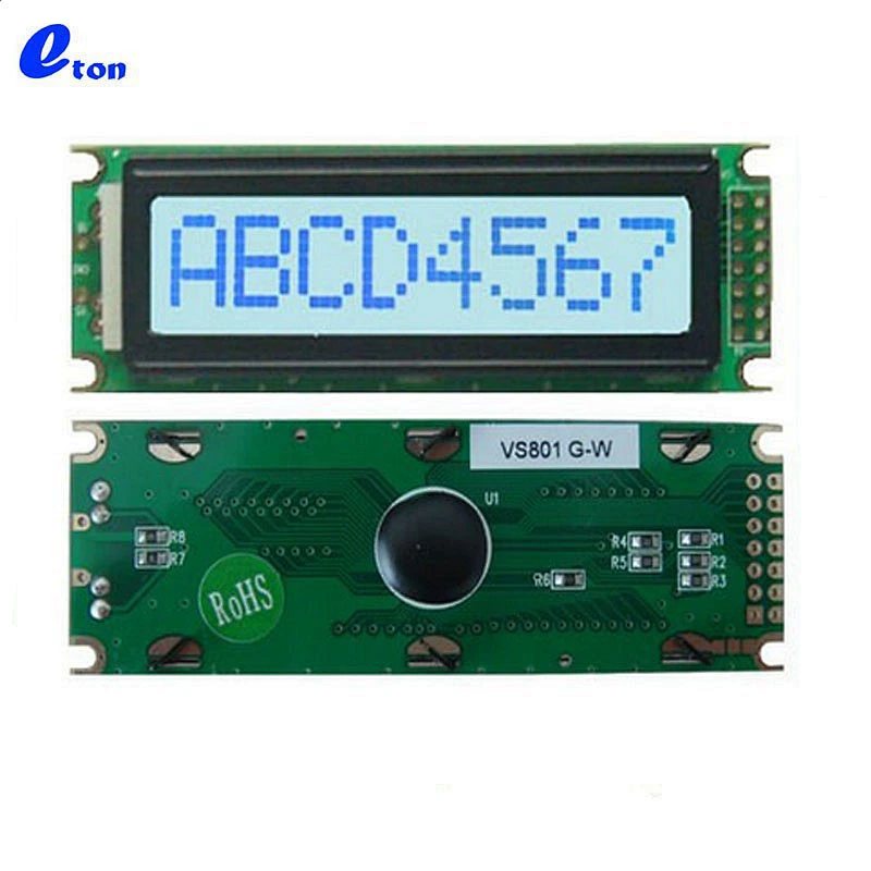 8*1 COB white LED character lcd display module
