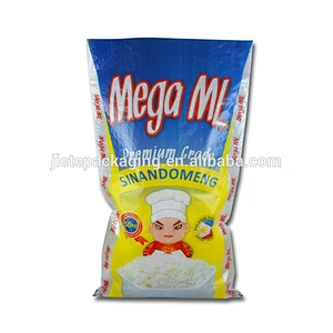China pp woven bag 50kgs for packing flour, rice, wheat, corn, grain