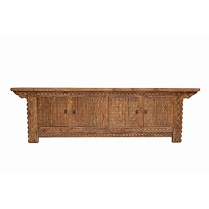 Oriental chinese vintage Qinghai carving furniture.