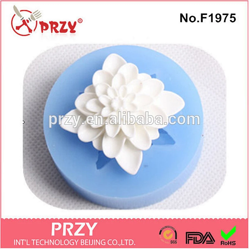 F1975 przy alibaba cake decorating silicone mold for edible flowers