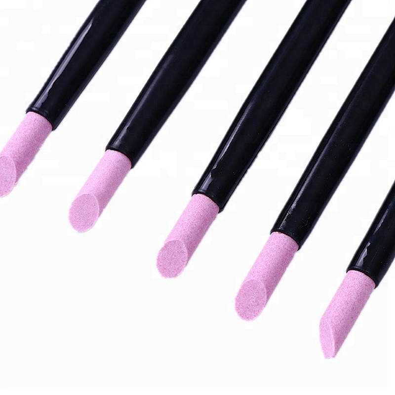 5pcs Custom Scrub Cuticle Remover Pen Nail File Set Professional Trimmer Tool For Nails Art Manicure Tool Kit