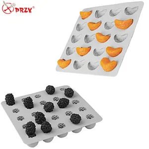 PRZY 20cavities orange soap mold silicone 25cavities mulberry fruit Soap molds