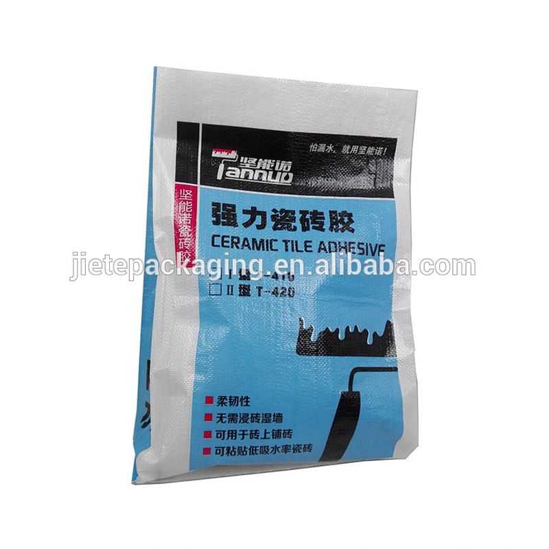 Video, moisture proof decorative use pp woven bag for cement, adhesive, outer wall putty 20kg