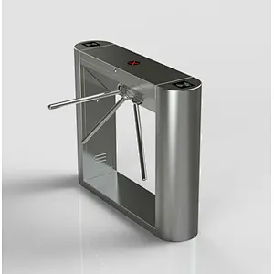 304 Stainless Steel Cabinet & Top Waist High Tripod Turnstile