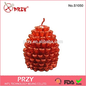 Silicone Christmas pine cones candle mold