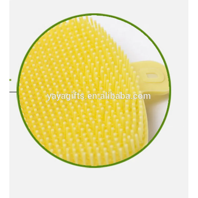 Multipurpose Antibacterial Silicone Scrubber for Kitchen Brush Pot Pan Dish Bowl