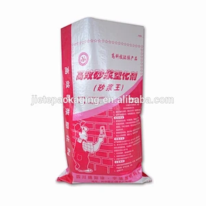 color printing pp woven bag packing mortar, cement, putty powder, tile adhesive